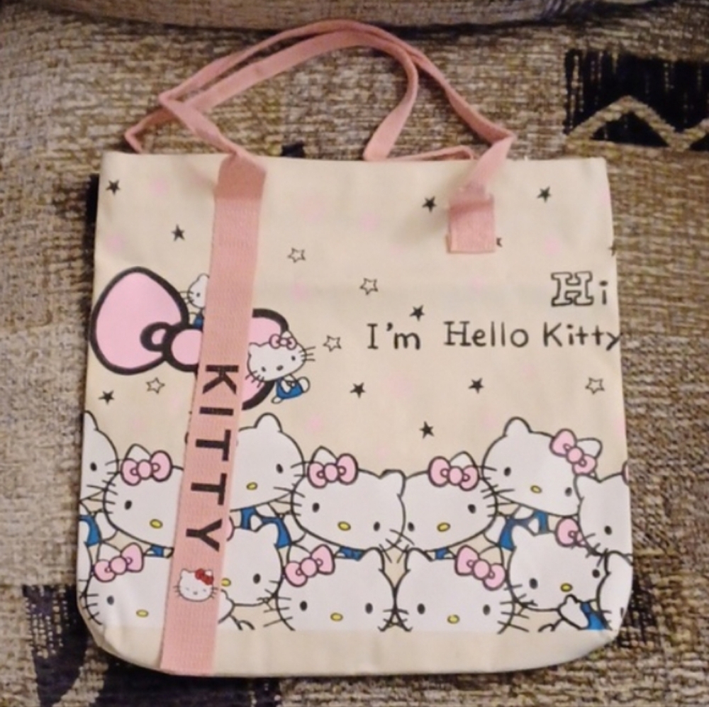 4/$60 New Hello Kitty Tote Bag with Pink Accents